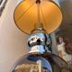 70s design glass sun lamp