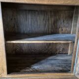 Bonnetière called standing man in solid oak with diamond points, Louis XIII style