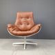 Space age fiberglass swivel chair, 1960s
