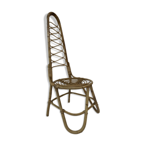 chaise vintage en rotin