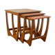 Teak trundle coffee table