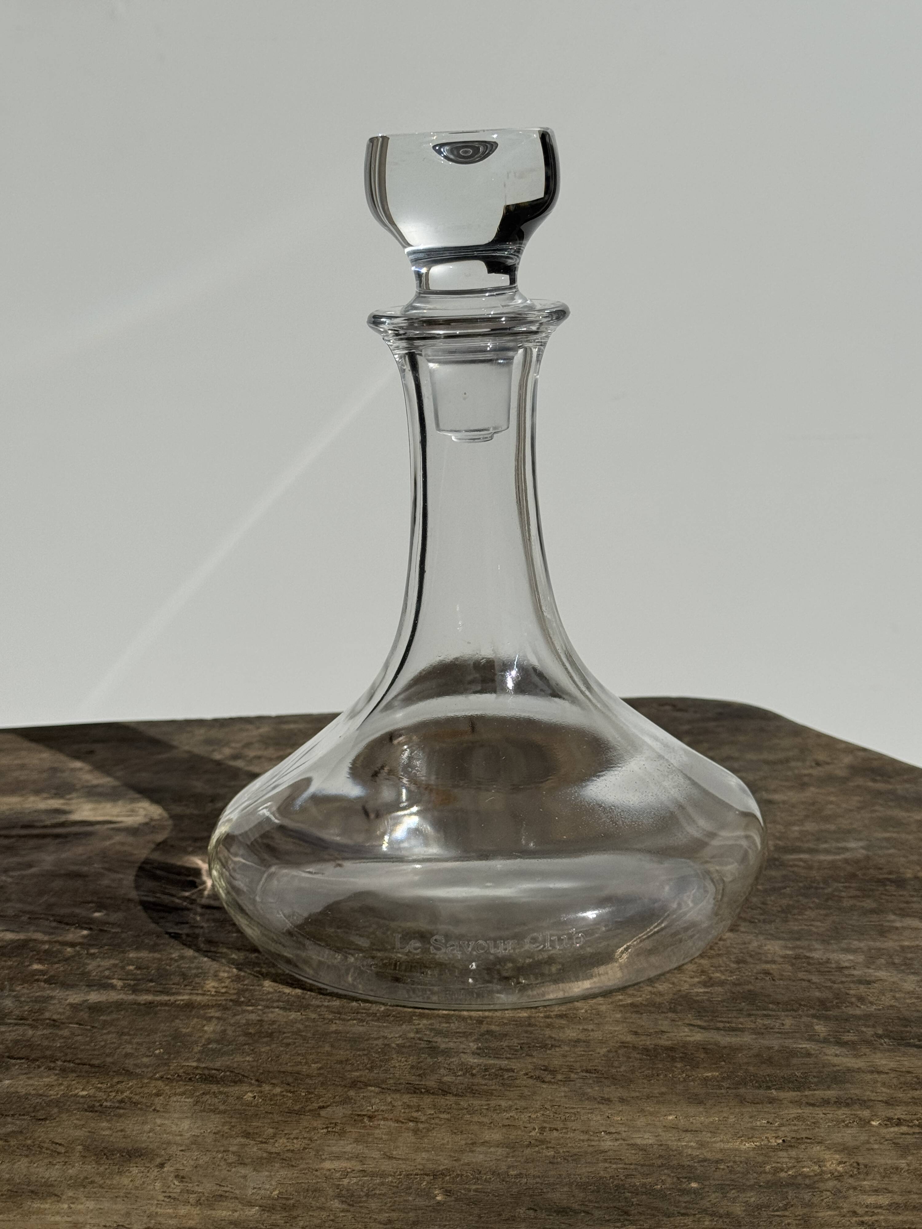 Carafe à décanter vintage à bouchon plat H24