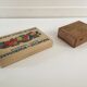 Lot de 4 boites bois vintage
