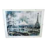Parisian lithograph signed