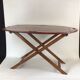 Table basse de marine plateau « butler » acajou
