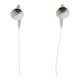 Pair of Scandinavian adjustable wall lamps, '50s
