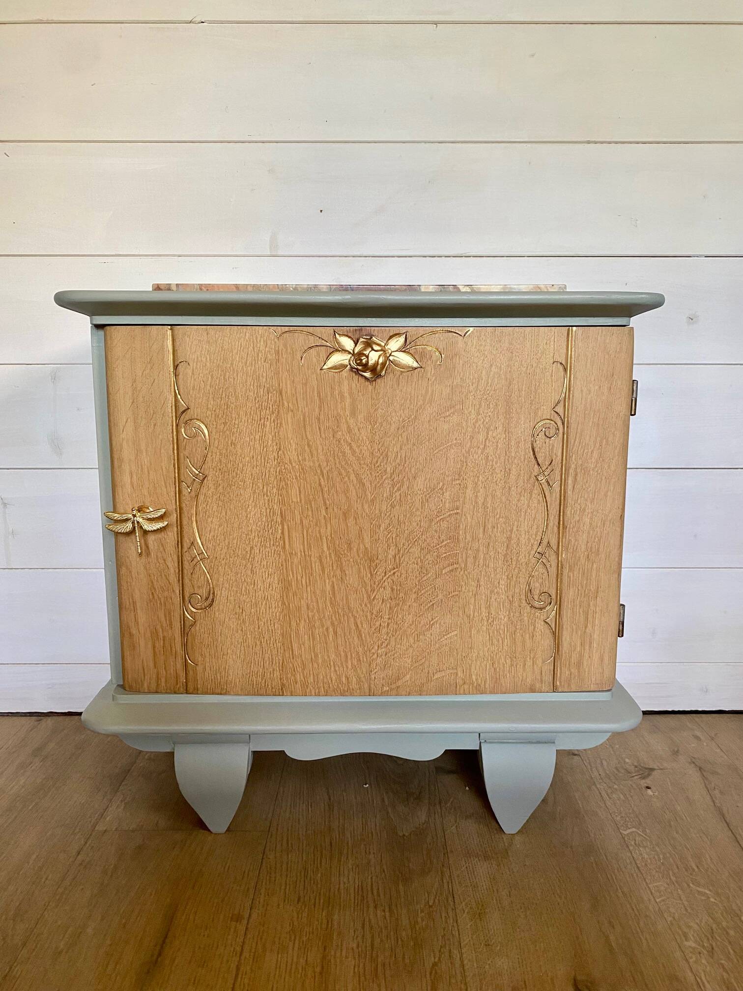 Revamped Art Deco bedside table