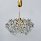 Kinkeldy chandelier with crystal , 1970s