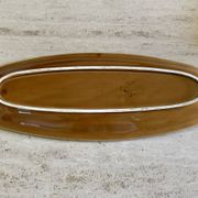 Large vintage ceramic dish by Sarreguemines, circa 1970's