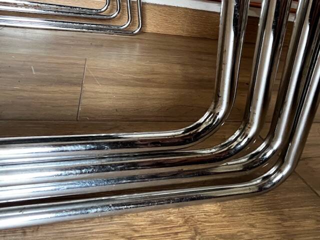 Set of 4 Black Omstak Chairs by Rodney Kinsman for Bieffeplast