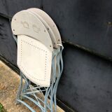 Metal folding garden chairs