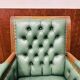 English Chesterfield Office Chair desk chair green
