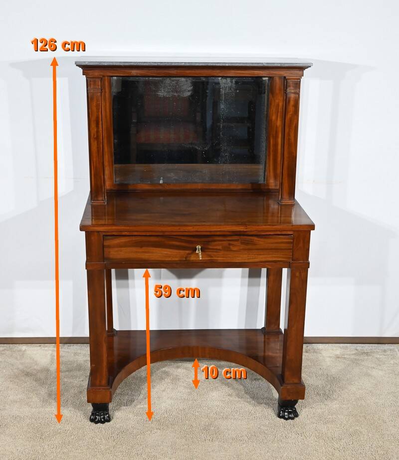 Mahogany Writing Table, Return from Egypt Period – Early 19th Century