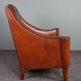 Design leather armchair