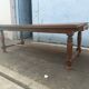 Grande table de ferme chene