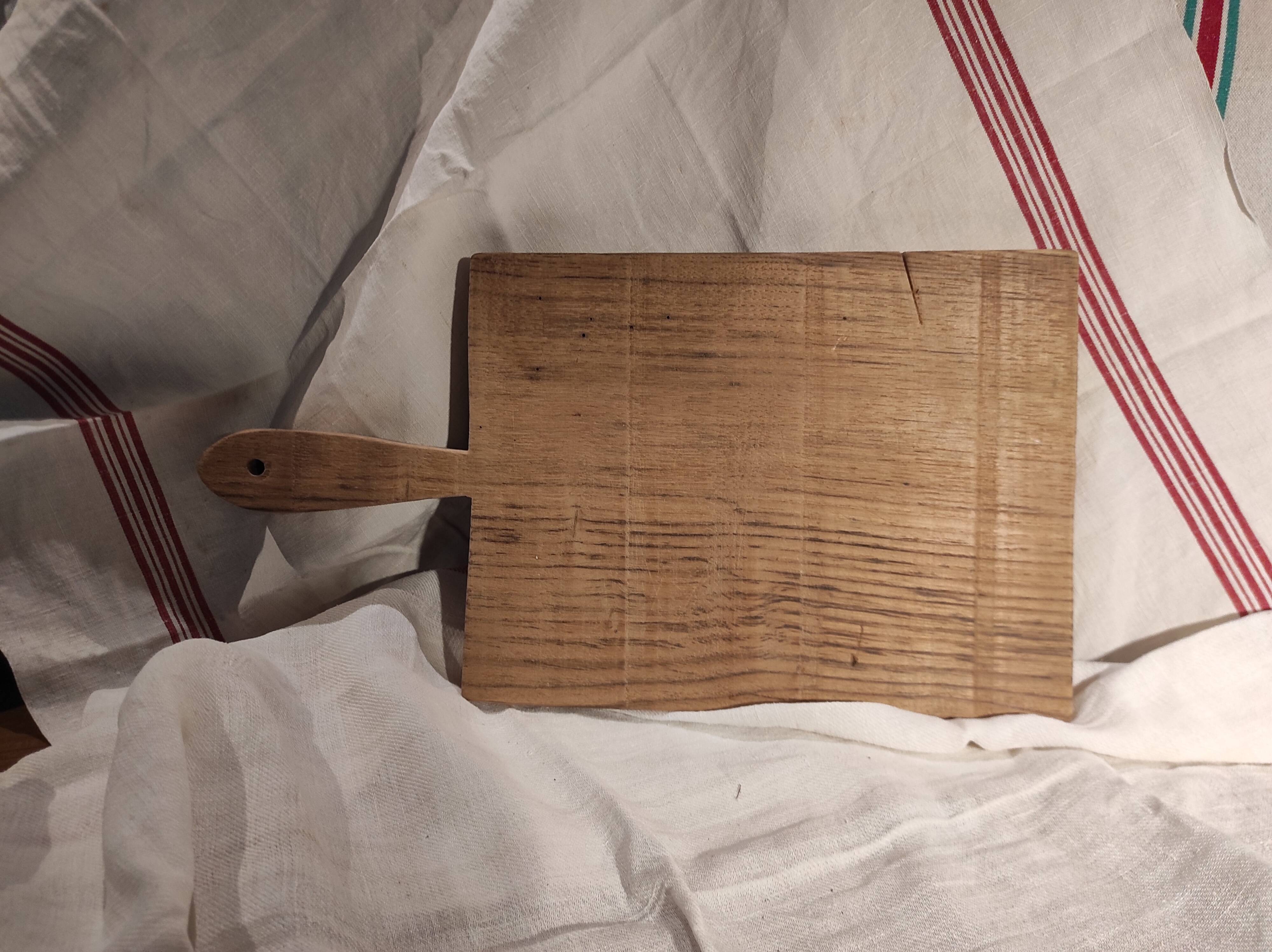 Planche à découper en bois vintage française