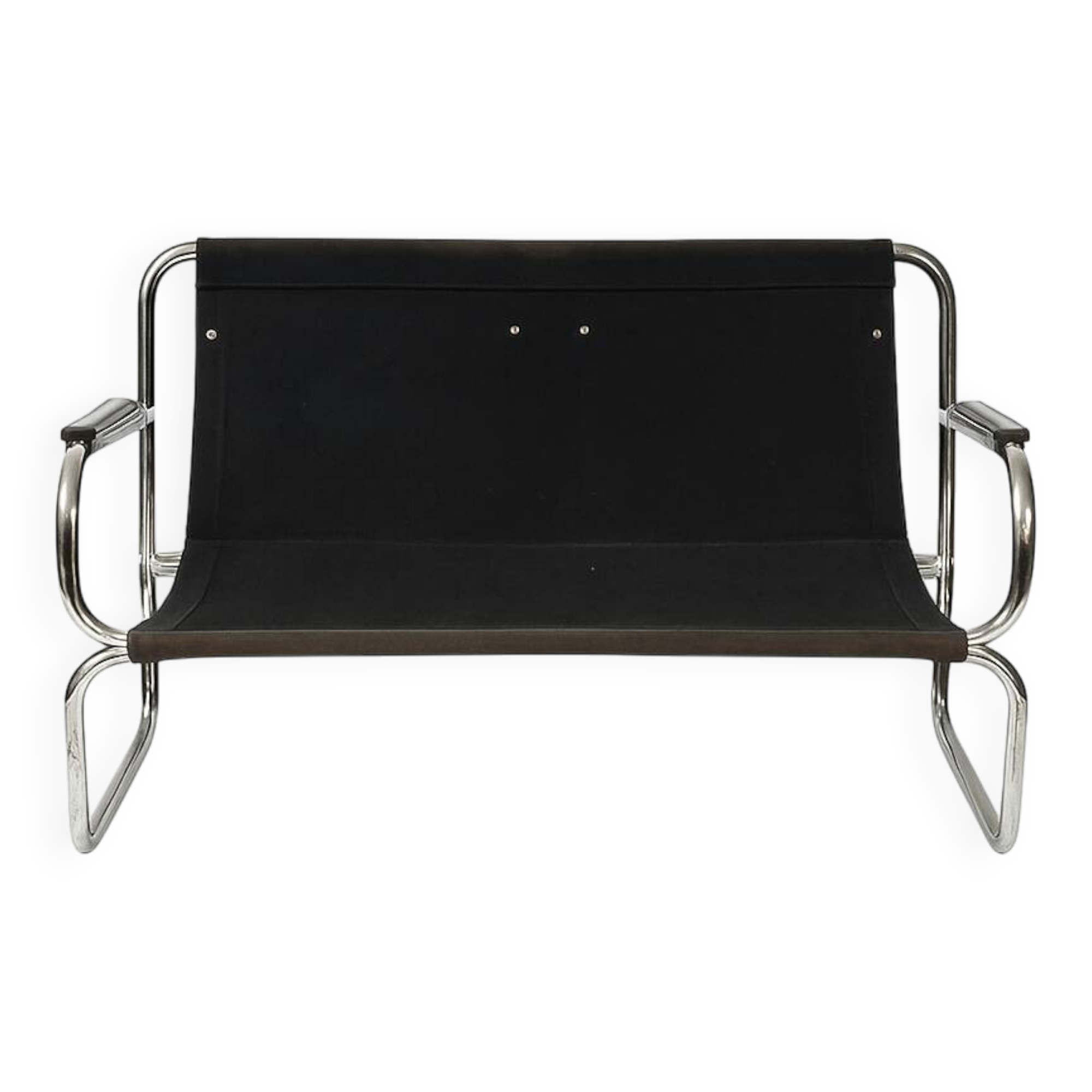 Two-Seater Tubular Lounge Piece, 1970s, Czechoslovakia