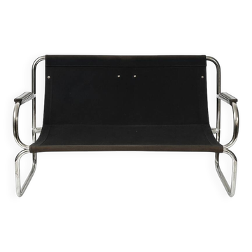Two-Seater Tubular Lounge Piece, 1970s, Czechoslovakia
