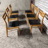 6 vintage Scandinavian chairs