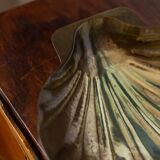 Renzo Cassetti Vintage Brass Shell Bowl with golden patina – Handcrafted Italy 1960s