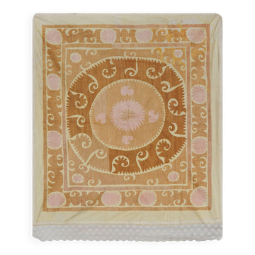 Vintage Turkish hand-knotted rug 133x154 cm