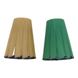 Pair of lampshades for vintage bulb