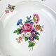 6 hollow plates iron earth salins model "anny" floral pattern