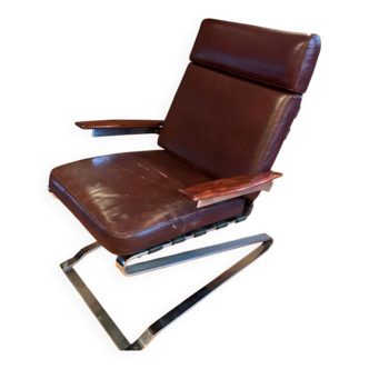 Fauteuil Girsberger  à bascule design vintage.