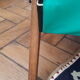 Fauteuil skaï bicolore des années 50