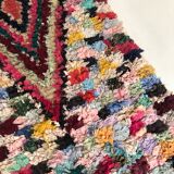 Moroccan Berber carpet Boucherouite 3.05x0.90m