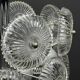Vintage crystal chandelier Dandelion, Italy, 1960s