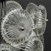 Vintage crystal chandelier Dandelion, Italy, 1960s