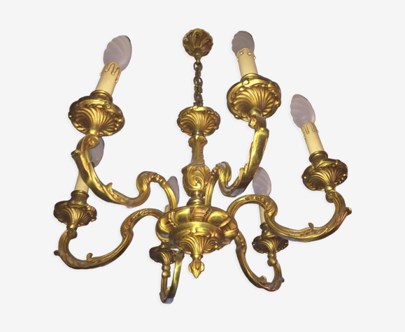 Lustre bronze massif