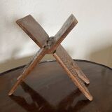 Porte-livres en bois et incrustation nacre