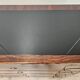 1940s Art Decò chest of drawers in walnut burl with black glass top