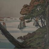 Lithographie par Henri Rivière Les Aspects de la Nature - Soir d'Été