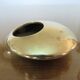 Series of 4 Scandinavian "pebble" ashtrays in bronze 70s