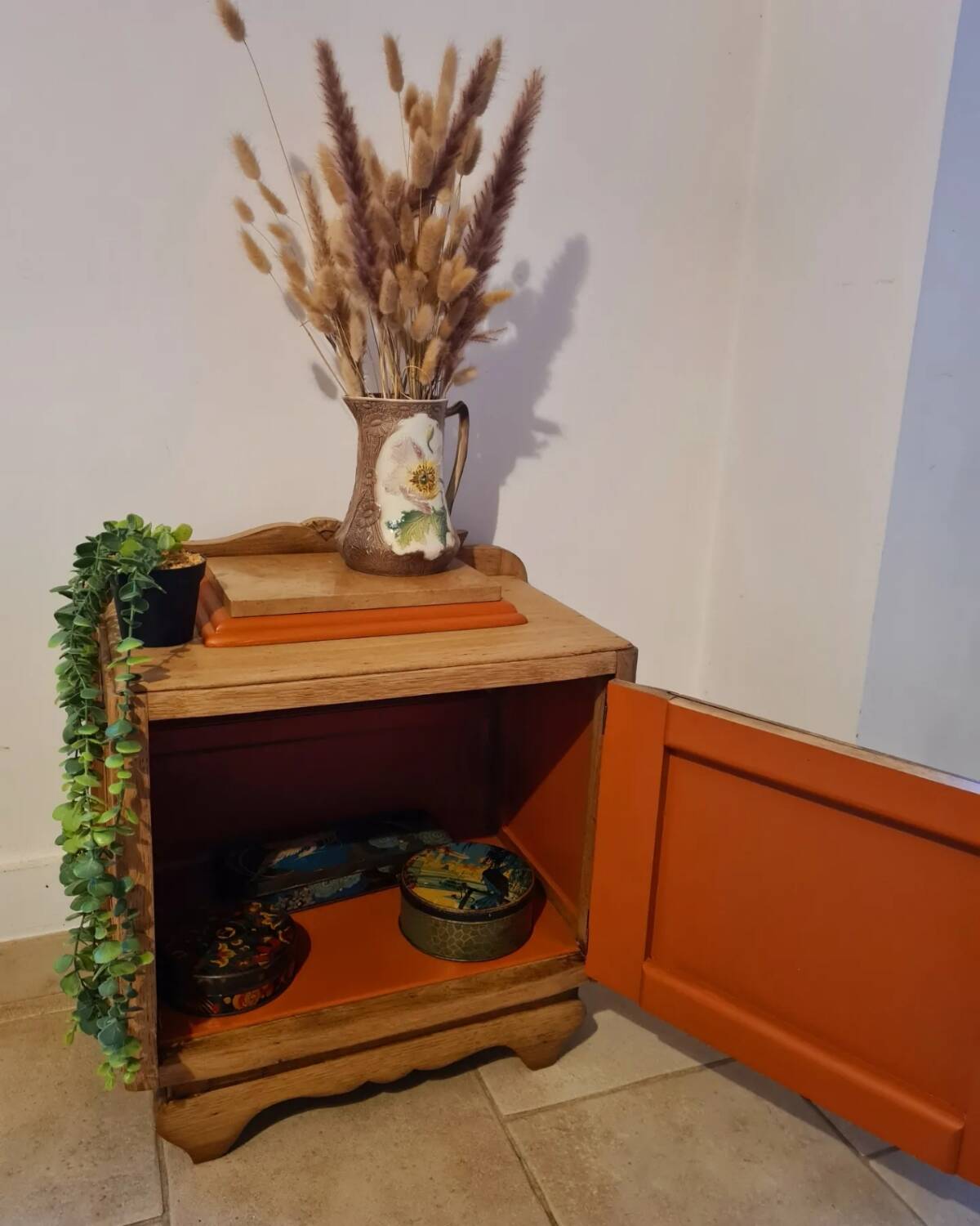 Old Art Deco bedside table