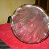 Vase à glaieuls en verre soufflé d'époque art nouveau