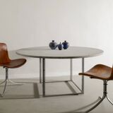 Vintage Danish Poul Kjærholm "PK54" Dining Table in Marble by E. Kold 1960s