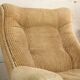 Pair of armchairs by michel cadestin, airborne edition, fiberglass and beige velvet, circa 1970