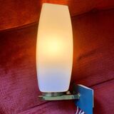 Glass and brass wall light 1960