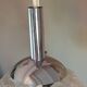 Suspension cascade with five globes and chrome metal / vintag years 60-70