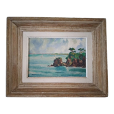 Tableau peinture marine G.Barbey