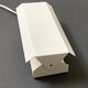 Vintage white massive belgium wall lamp / bed lamp / wall sconce