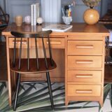 Solid wood school teacher desk