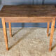 Oak farmhouse table Late nineteenth original patina