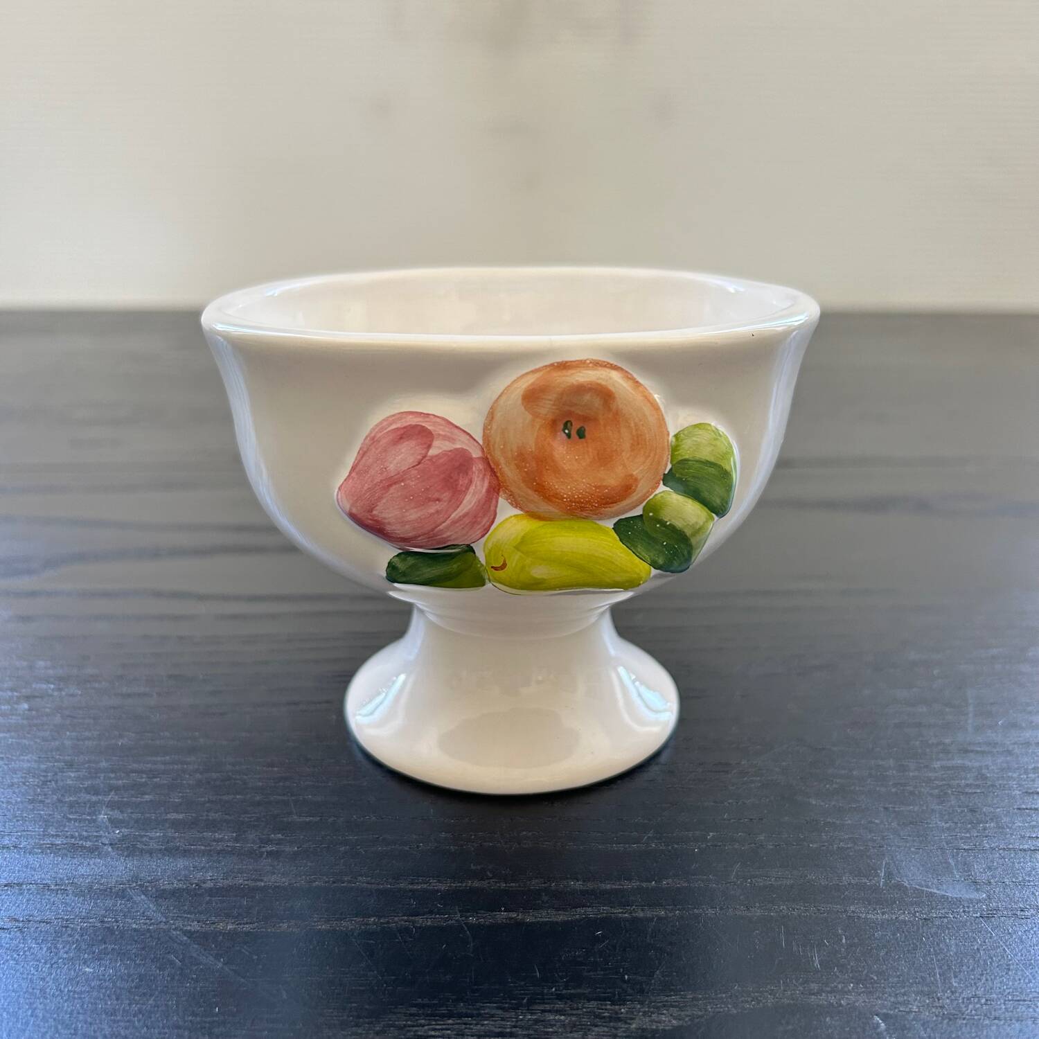 Coupe à décor de fruits et citron