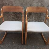 Pair of Baumann armchairs 1960