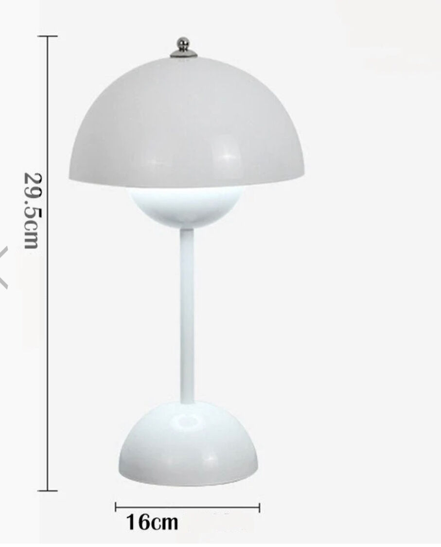 Scandinavian vintage white lamp